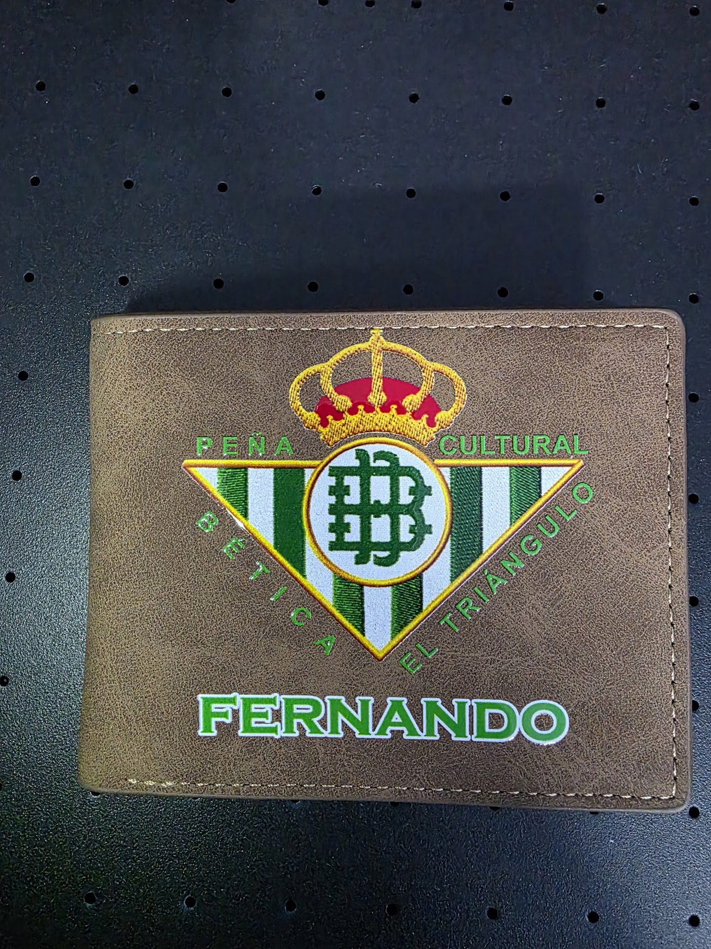 Cartera impresa Betis